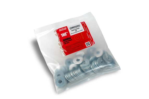 Шайба DIN 9021 М 6 увелич Zn ADMIRAL 1уп=1кг(+/-6%)~420шт, 1ящ=20уп - Адмирал - Оптовые поставки строительных материалов от производителя