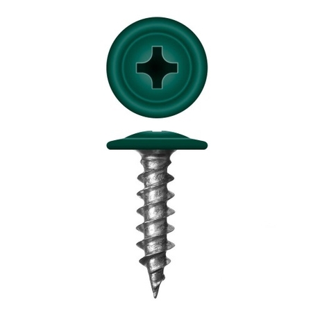 Саморез МЦП 4,2 х 25мм RAL 6005 зеленый мох АДМИРАЛ ш.б. 500шт/ящ 5000шт - Адмирал - Оптовые поставки строительных материалов от производителя Саморез МЦП 4,2 х 25мм RAL 6005 зеленый мох АДМИРАЛ ш.б. 500шт/ящ 5000шт - Адмирал - Оптовые поставки строительных материалов от производителя
