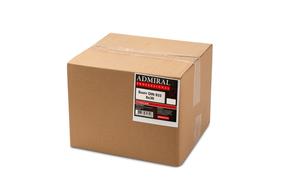 Болт DIN 933 8x 30 цинк ADMIRAL 20кг - Адмирал - Оптовые поставки строительных материалов от производителя Болт DIN 933 8x 30 цинк ADMIRAL 20кг - Адмирал - Оптовые поставки строительных материалов от производителя