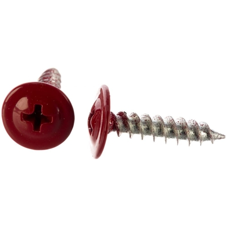 Саморез МЦП 4,2 х 25мм RAL 3003 рубин АДМИРАЛ ш.б. 500шт/ящ 5000шт - Адмирал - Оптовые поставки строительных материалов от производителя