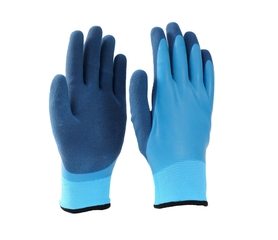 Перчатки "Арктика" утепленные синие с синим обливом "Артикул ПР-Л325"