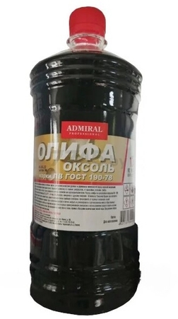Олифа (0.9л) ADMIRAL 1шт/1ящ=20шт - Адмирал - Оптовые поставки строительных материалов от производителя