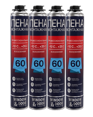 Пена монтажная профессиональная 60/650гр
