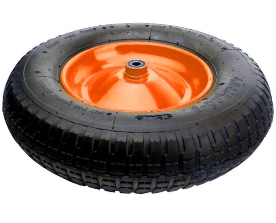 Колесо запасное к двухколесной тачки (пневматическое) 4.00-8 (втулка d-20 мм) - Адмирал - Оптовые поставки строительных материалов от производителя