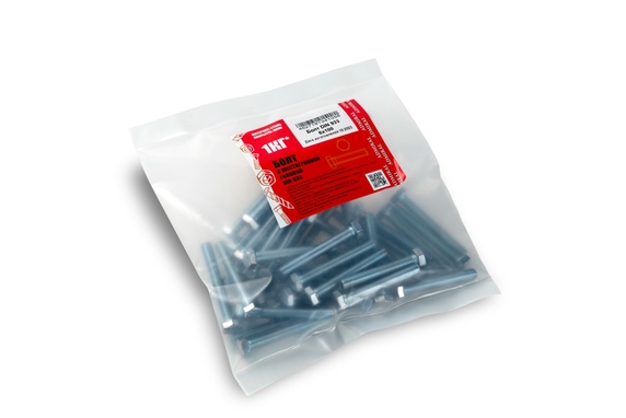 Болт DIN 933 6x100 цинк ADMIRAL 1уп =1кг(+/-6%)~52шт, 1кор=20уп - Адмирал - Оптовые поставки строительных материалов от производителя Болт DIN 933 6x100 цинк ADMIRAL 1уп =1кг(+/-6%)~52шт, 1кор=20уп - Адмирал - Оптовые поставки строительных материалов от производителя