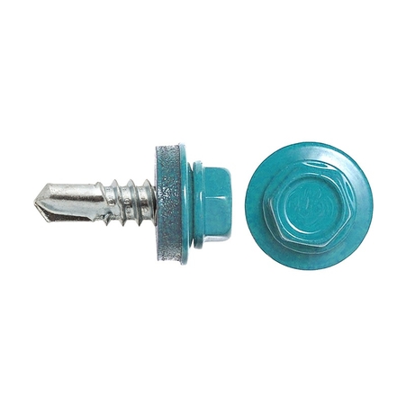 Саморез кров. 4,8 х 51 RAL 5021 (бирюзовый) ADMIRAL ш.б. 1уп=250шт/1ящ=6кор - Адмирал - Оптовые поставки строительных материалов от производителя