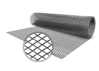 Сетка просечно-вытяжная оцинкованная ЦПВС плетеная 8*8*920*0,7мм