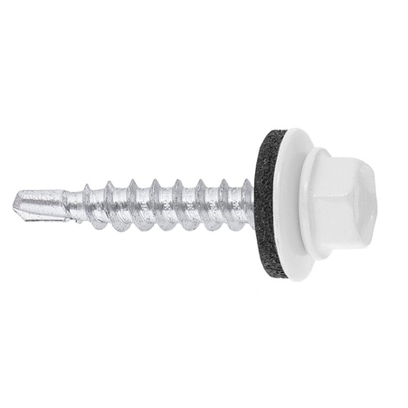 Саморез кров. 5,5 х 19 RAL 9003 (белый) ADMIRAL ш.б. 1уп=250шт/1ящ=12кор - Адмирал - Оптовые поставки строительных материалов от производителя