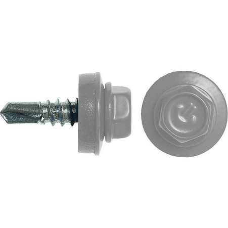 Саморез кров. 4,8 Х 51 RAL 7004 серый ADMIRAL ПРОМ 2500шт - Адмирал - Оптовые поставки строительных материалов от производителя Саморез кров. 4,8 Х 51 RAL 7004 серый ADMIRAL ПРОМ 2500шт - Адмирал - Оптовые поставки строительных материалов от производителя